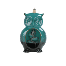 Ceramic Owl Backflow Incense Burner 1 Piece