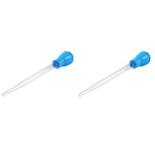 4Pcs Blue Fish Tank Cleaner Pipette Dropper Aquarium Feeding Tool