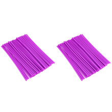 144Pièces Films De Rayons Violet Pratiques Pour Jantes De Cross