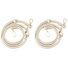 2pcs Creative Replacement Shoulder Bag Strap Adjustable Pu Women Bag