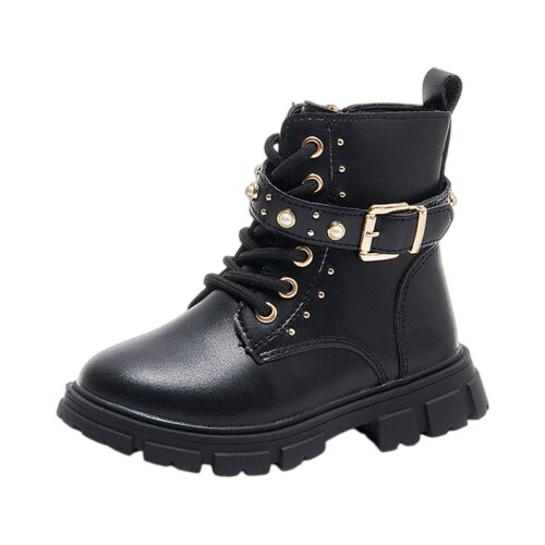Children's Boots, Single Boots, British, Side Zipper Short Boots 1