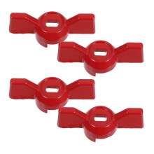4Pcs Outdoor Faucet Butterfly Valve Handles Replacement Set Compatible with Industrial Water Valves