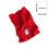 Σετ 2 Χριστουγεννιάτικων Χειροπετσετών από Καθαρό Βαμβάκι, Κέντημα Άγιου Βασίλη & 3