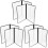 6Pcs Transparent Looseleaf Menu Binders Restaurant Covers 1