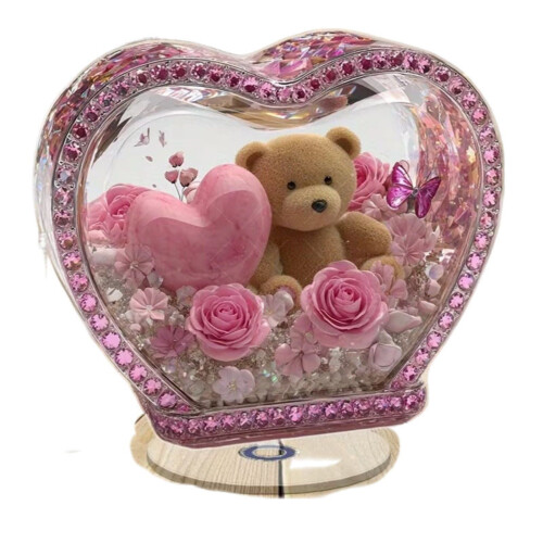Décoration de table pour la Saint-Valentin en acrylique (1 pièce) 1