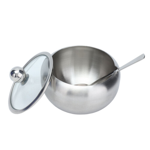 Δοχείο καρυκευμάτων, δοχείο αποθήκευσης κουζίνας από ανοξείδωτο ατσάλι με 1