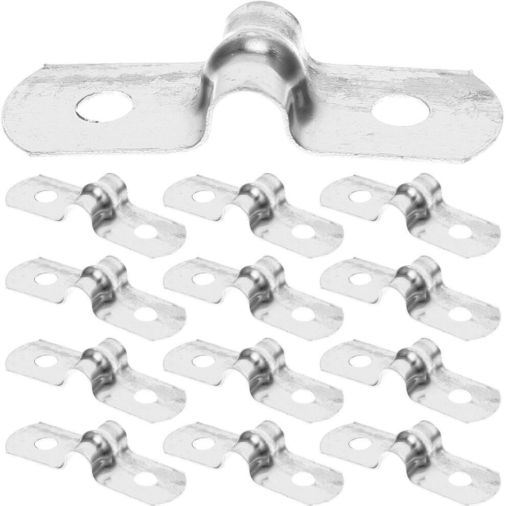 Worgeous 100Pcs Stainless Steel U Bracket Tube Clamp Holder Mounting Bracket 9496895269027