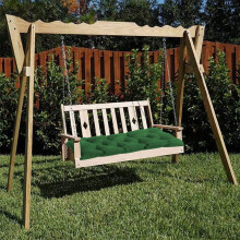 Gungdyna till veranda, Gungdyna till uteplatsbänk, Gungdyna till gungstol, Utomhusbänkdynor, Bänkdynor för utemöbler, 102 x 51 cm