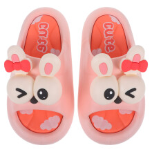 1Pair Boys Girls Summer Slippers PVC Non-Slip Kids Beach Sandals