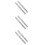 6Pcs Stable Silver Door Lock Bolt Stainless Steel Use 1