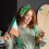 Irish Green Hat Headband St. Patrick's Day Festive Design 6