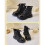 Children's Cotton Boots with British Sequin Straps and Side 5