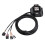 Universal Desktop Switch Extension With Match In Sensor Fingerprint Technology Compatibility Reset Button Dual USB And Audio Jacks For Everyday Use 7