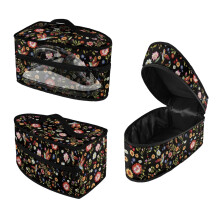 Hummingbird Flower Travel Steamer Storage Bag Compatible with Most Iron Portable Travel Steamer Carrier Bag For Garment Care, Bag Only