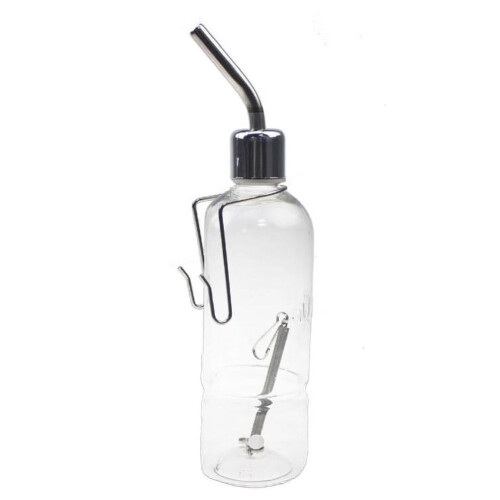 1*Automatic Drinking Fountain Feeder Hanging Type Pet Bottle Water H5K4