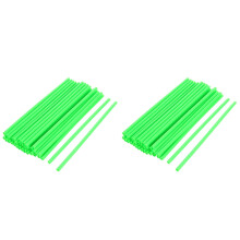 72Pcs Green Plastic Motorcycle Spoke Wrap Covers for Wheel Safety