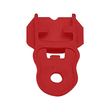 Manual Easy Can Opener – Colorful Plastic Shield, Compatible with Coke, Beer, Soda Cans (Red)