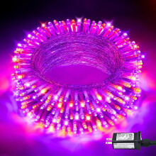 Orange Halloween LED Lights 100 Count 33ft 8 Modes