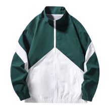 Giacca da donna Y2k con zip, giacca antivento leggera, giacca sportiva oversize stile college, abbigliamento anni '90