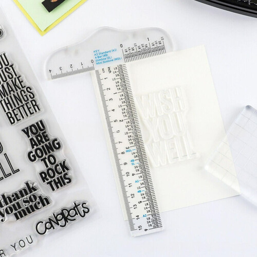 Transparent T-Square Ruler Drafting Tool for Engineering and Architectural Drawing, Clear Plastic T Square for Beginners, Students and Artists