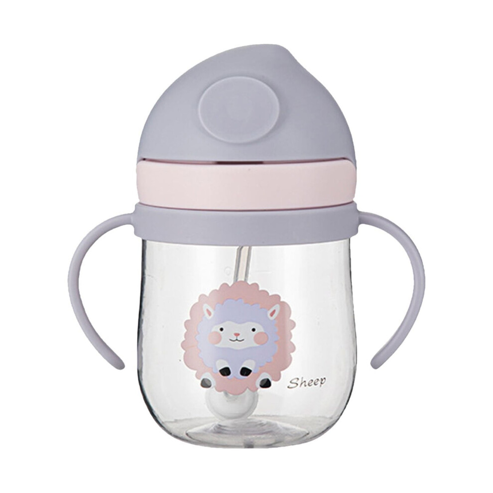 Glass&Bottle Kids Travel Cartoon Portable Drinking Bottle with Straw for Kids – Lightweight Baby Feeding Cup Water Cup Durable -Free Drinkingware