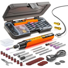 Mini Electric Rotary Tool Set with LED Light and Digital