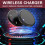 Chargeur sans fil de bureau Light Disc 15W 1