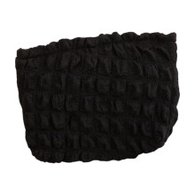 Gedetailleerd gebreid make-uptasje - Ins Style gestreept kleurblok, draagbaar handtasje voor make-up, potloden en kleine benodigdheden