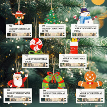 Wooden Christmas Money Holders 8 pcs
