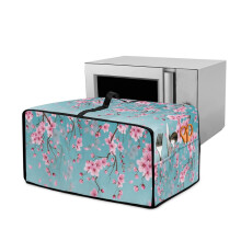 Peach Blossom Toaster Oven Cover with Side Pocket, Easy Clean, 20.5"x16.5"x10", Kitchen Appliance Dust Protection & Decor