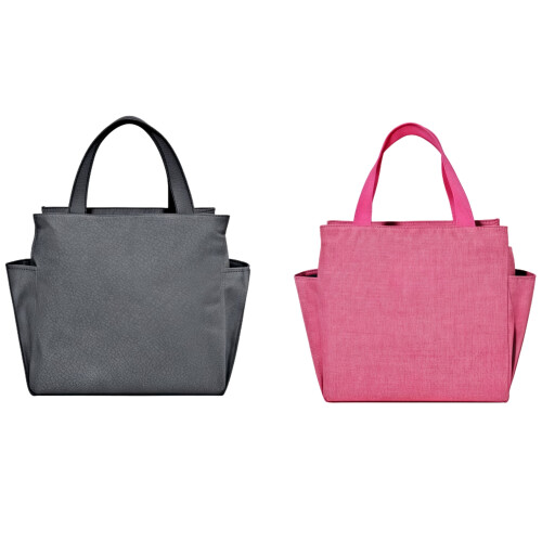 2 borse termiche per il pranzo, design portatile, ideali per picnic e gite.