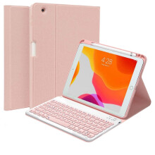Husă cu tastatură XZAMB compatibilă cu iPad Pro 12,9 inch (2015/2017, prima și a doua generație), husă inteligentă detașabilă wireless cu