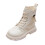 Children's Boots Single Boot British Student Laced Side Zipper Short Boots 3