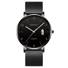 Willtoo Heren Horloge met Leren Zakelijk Modehorlogebandje, ideaal als cadeau.
