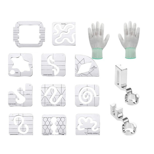 Quilting Template Sewing Ruler Acrylic Sewing Machine Template Ruler Tool DIY 1