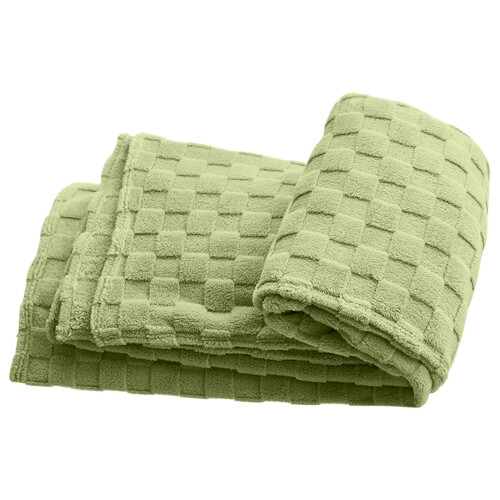 Soft Checkered Throw Blanket for Home Use One Piece