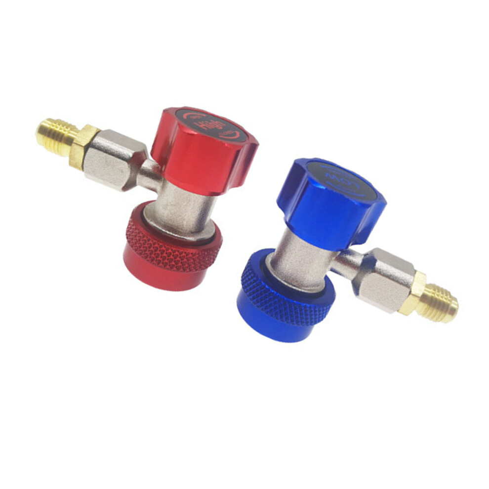 Copper R134a Air Conditioner Quick Connector Adjustable Adapter For Refrigerant System 4161388087727