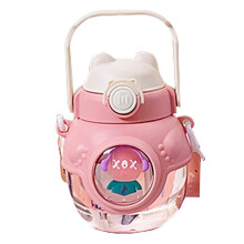 Gobelet isotherme rose mignon et étanche avec revêtement en acier inoxydable 316 | Gourde esthétique pour jeunes adultes et femmes, usage