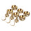 12Pcs Trumpet Accessories Metal Upper/Lower Covers 1