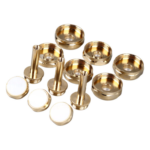 12Pcs Trumpet Accessories Metal Upper/Lower Covers