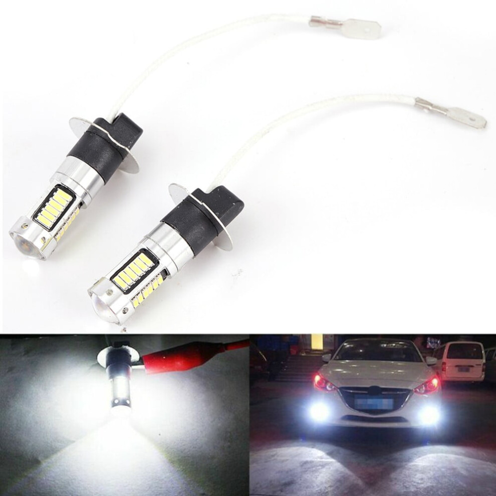 12V To 24V H3 6000K Led Bulbs Xenon 6000K -Car Fog Lamp 12V Quality White/Light 9450273075532