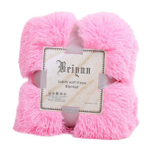 Soft Shaggy Faux Fur Throw Blanket 80x120cm, Plush Warm Sofa/Bed Blanket, Cozy Living Room Decor, Machine Washable — Compatible with All Standard