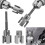 2025 Integrated Pipe Threading Tool for Internal & External Threads, 1/2" & 3/4", Compatible with Electric Drill 6