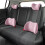 Memory Foam Bilhovedstøttesæt Sakura Pink 5