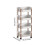 Caddy with Rollers Storage Rack Layer Storage Cart Mobile Storage Rack for Office, Living Room, Kitchen 3