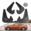 4pcs Universal Car Mud Flaps  Guards MudFlaps Front Rear Wheel Mudguards Auto Accessories  Guards MudFlaps 3