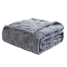Couverture en tissu ultra-doux et épais pour le visage - Jeté chaud et agréable pour la peau, idéal pour la sieste au lit, sur le canapé, au