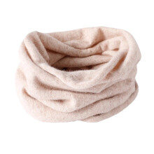 Cachecol tubular feminino de inverno em tricô para o pescoço