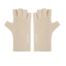 Duitse fluwelen handschoenen voor dames, winterse outdoor handschoenen voor warme en koude bescherming, halfvingerige touchscreen handschoenen,