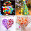 Origami Star Paper Strips 2160 Sheets 7 Colors Double-Sided 7